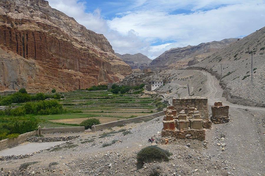 Explore Mustang Trek with Miniature Mountain Valley with activities like Trekking